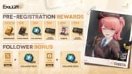 Pre-registration rewards for Girls' Frontline 2. (Image via Sunborn)